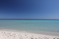 la spiaggia davanti casa